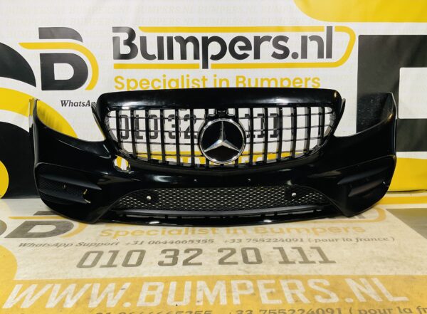 BUMPER Mercedes E Klasse W213 AMG +GT Grill 6xpdc 2016-2021 VOORBUMPER 1-A8-8810z