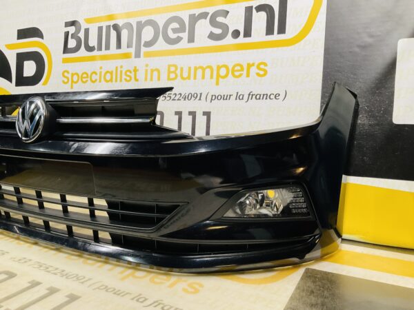 BUMPER Volkswagen Polo 2G +Mistlamp Grill  2017-2021 VOORBUMPER 1-C3-8818z