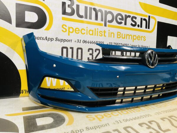 BUMPER Volkswagen Polo 2G  + Grill 4xpdc 2017-2021 VOORBUMPER 1-C3-8820z