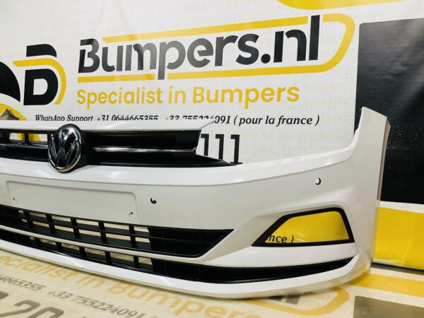 BUMPER Volkswagen Polo 2G + Grill 4xpdc 2017-2021 VOORBUMPER 1-C3-8821z