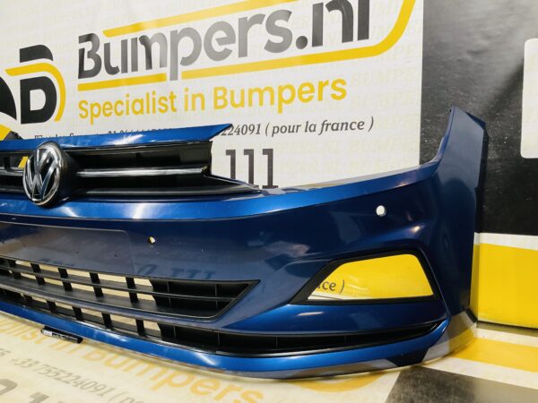 BUMPER Volkswagen Polo 2G + Grill 4xpdc 2017-2021 VOORBUMPER 1-C3-8822z