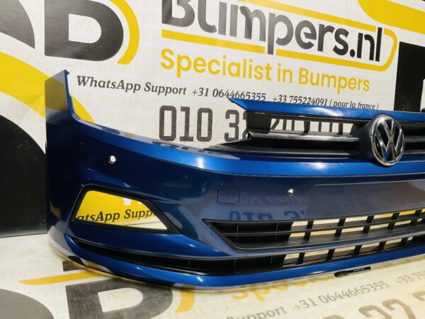 BUMPER Volkswagen Polo 2G + Grill 4xpdc 2017-2021 VOORBUMPER 1-C3-8823z