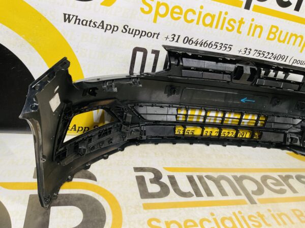 BUMPER Volkswagen Polo 2G + Grill 4xpdc 2017-2021 VOORBUMPER 1-C3-8825z