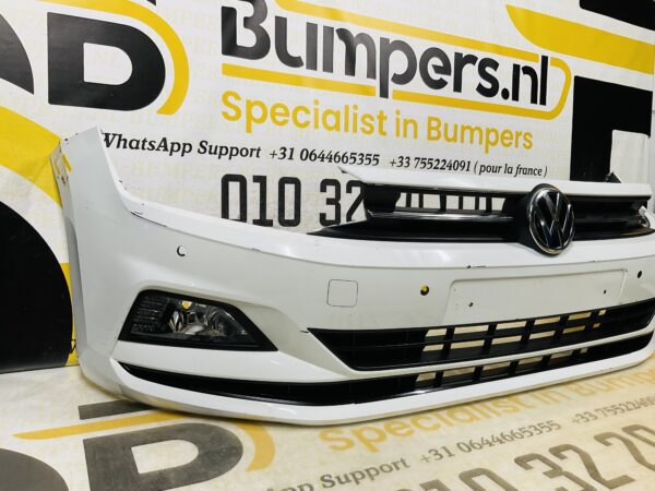 BUMPER Volkswagen Polo 2G +Mistlamp Grill 4xpdc 2017-2021 VOORBUMPER 1-Z10-8826z