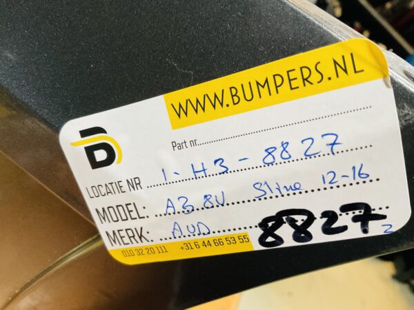 BUMPER Audi A3 8V Sline S-Line kls 4xpdc 2012-2016 VOORBUMPER 1-H3-8827z