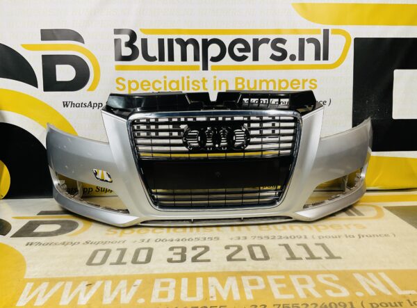 BUMPER Audi A3 8P Facelift 2007-2012 VOORBUMPER 1-H4-8837z