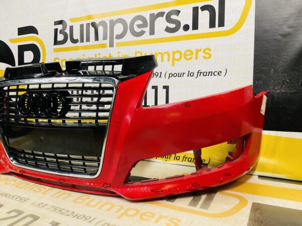 BUMPER Audi A3 8P Facelift 2007-2012 VOORBUMPER 1-H4-8838z
