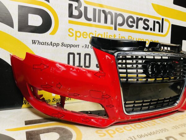 BUMPER Audi A3 8P Facelift 2007-2012 VOORBUMPER 1-H4-8838z