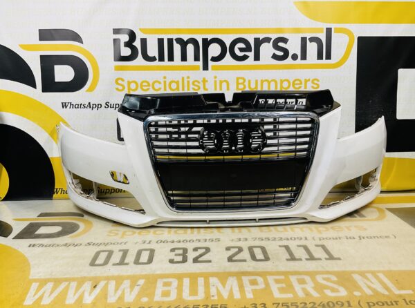 BUMPER Audi A3 8P Facelift 2007-2012 VOORBUMPER 1-H4-8839z