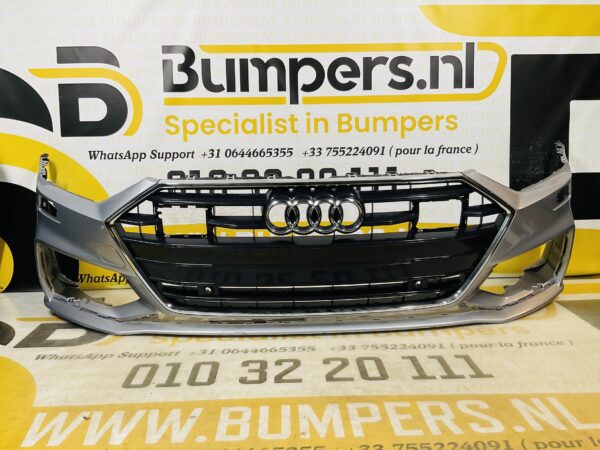 BUMPER Audi A7 4K C8 Sline S-Line kls 4xpdc 2018-2023 VOORBUMPER 1-H9-8843z