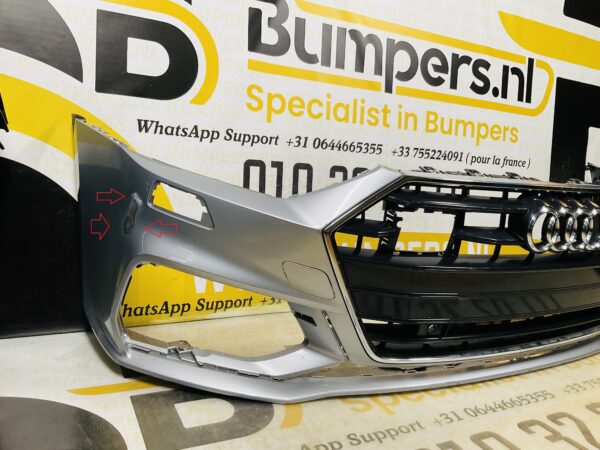 BUMPER Audi A7 4K C8 Sline S-Line kls 4xpdc 2018-2023 VOORBUMPER 1-H9-8843z