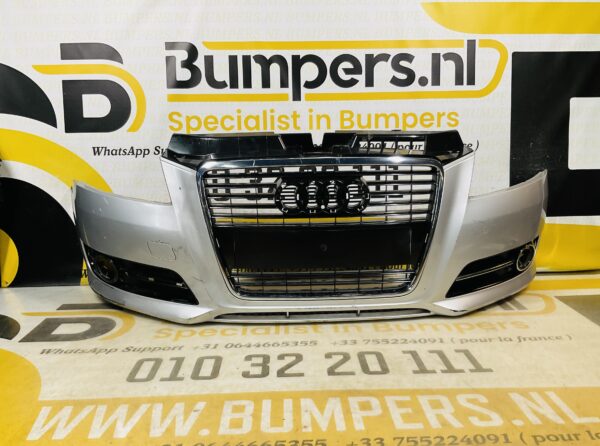 BUMPER Audi A3 8P Facelift 2007-2012 VOORBUMPER 1-H4-8847z