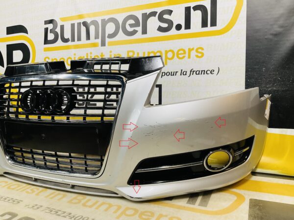 BUMPER Audi A3 8P Facelift 2007-2012 VOORBUMPER 1-H4-8847z