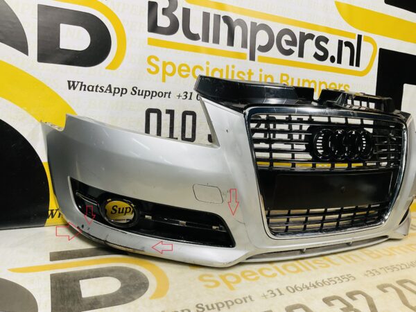 BUMPER Audi A3 8P Facelift 2007-2012 VOORBUMPER 1-H4-8847z