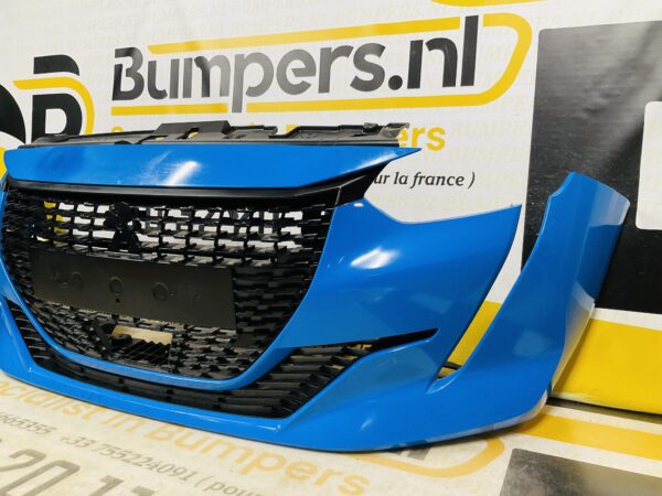 BUMPER Peugeot 208 +Onderplaat 2019-2013 VOORBUMPER 2-J7-8856z