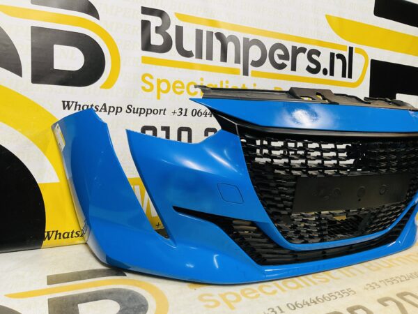 BUMPER Peugeot 208 +Onderplaat 2019-2013 VOORBUMPER 2-J7-8856z