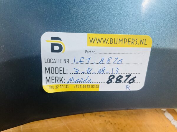Bumper Mazda 3 2008-2011 Bcw8-50221 Achterbumper 1-F7-8876R
