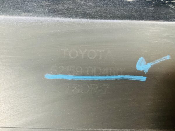 Bumper Toyota Yaris 3 FL 52159-0D480 4XPdc Achterbumper 1-F9-8897R