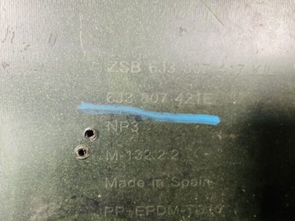 Bumper Seat Ibiza 6J 6J3807421E 3-Deurs Achterbumper 1-F9-8908R
