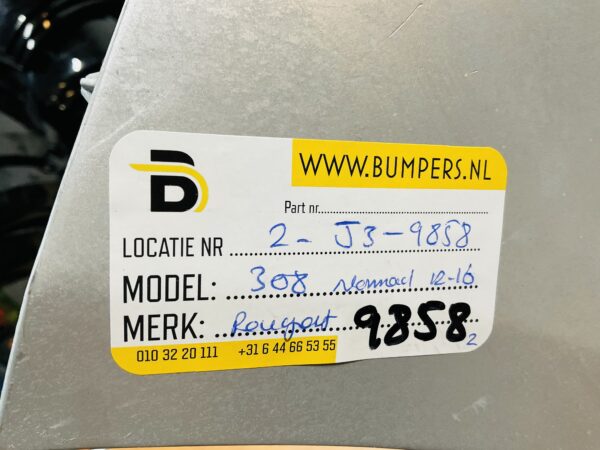 BUMPER Peugeot 308 Normaal 2012-2016 VOORBUMPER 2-J5-9858z