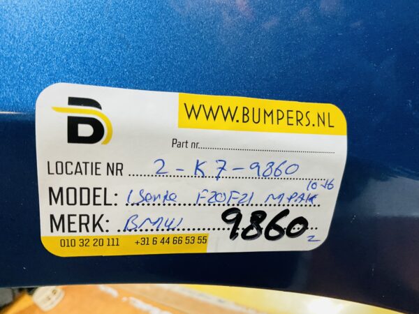 BUMPER BMW 1 Serie F20 F21 MPakket M-Pakket 2010-2016 VOORBUMPER 2-K7-9860z