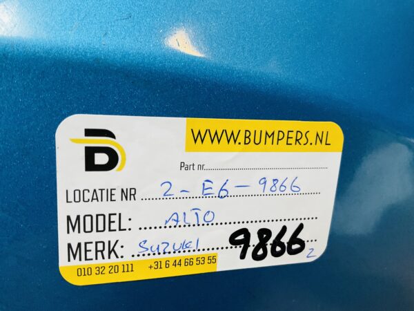 BUMPER Suzuki Alto  VOORBUMPER 2-E6-9866z