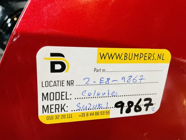 BUMPER Suzuki Celerio 2014-2023 VOORBUMPER 2-E8-9867z