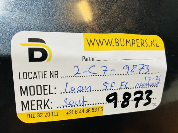 BUMPER Seat Leon 5F Facelift Normaal 2017-2021 VOORBUMPER 2-C7-9873z