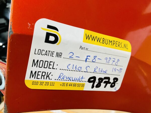 BUMPER Renault Clio 5 RSline RS-Line 2019-2023 VOORBUMPER 2-F8-9878z
