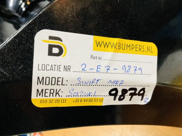 BUMPER Suzuki Swift MK7  VOORBUMPER 2-E7-9879z