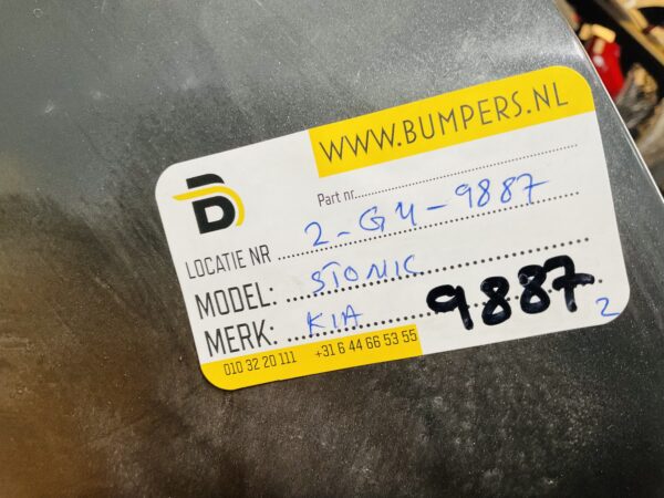 BUMPER Kia Stonic 2017-2021 VOORBUMPER 2-G4-9887z
