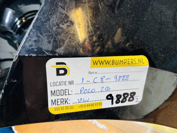 BUMPER Volkswagen Polo 2G  4xpdc 2017-2022 VOORBUMPER 1-C8-9888z