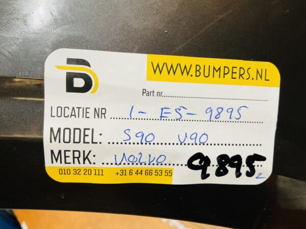 BUMPER Volvo V90 S90 kls VOORBUMPER 1-E5-9895z