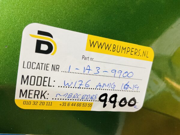 BUMPER Mercedes A Klasse W176 AMG Facelift 6xpdc 2016-2019 VOORBUMPER 1-A3-9900z