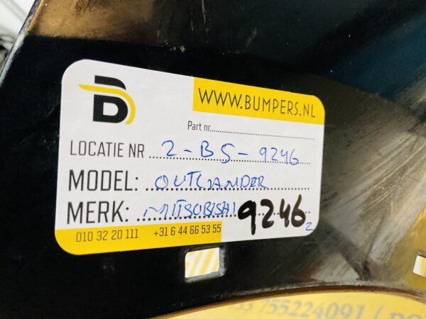 BUMPER Mitsubishi Outlander 6410G227ZZ VOORBUMPER 2-B5-9246z