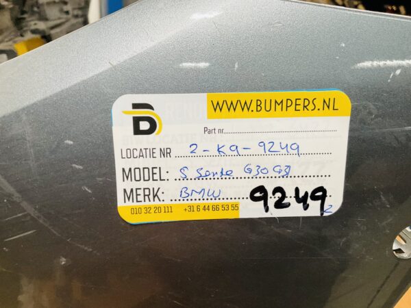 BUMPER BMW 5 Serie G30 G31 MPakket M-Pakket VOORBUMPER 2-K9-9249z