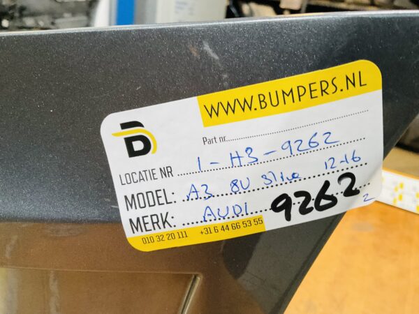 BUMPER Audi A3 8V Sline S-Line kls 4xpdc 2012-2016 VOORBUMPER 1-H3-9262z