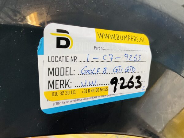 BUMPER Volkswagen Golf 8 GTI GTD 4xpdc VOORBUMPER 1-C7-9263z
