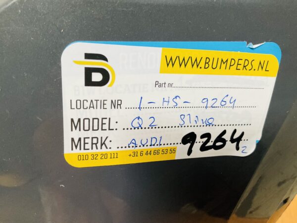 BUMPER Audi Q2 Sline S-Line  81A807437A VOORBUMPER 1-H5-9264z
