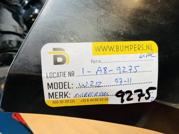 BUMPER Mercedes E Klasse W212 6xpdc  2008-2012 VOORBUMPER 1-A8-9275z