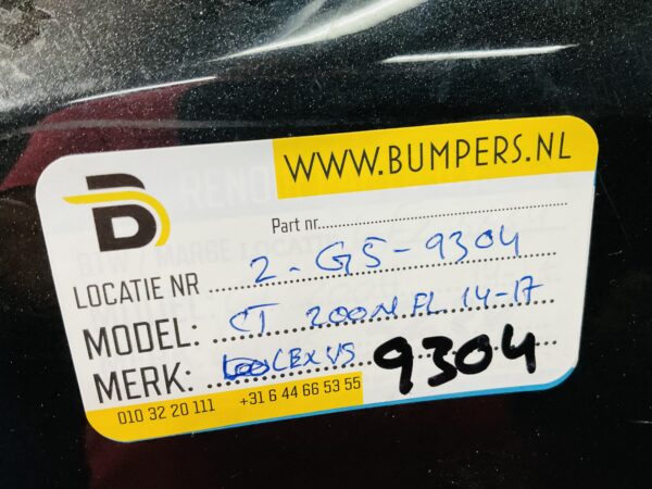 BUMPER Lexus CT 200H Facelift  2014-2017 VOORBUMPER 2-G5-9304z