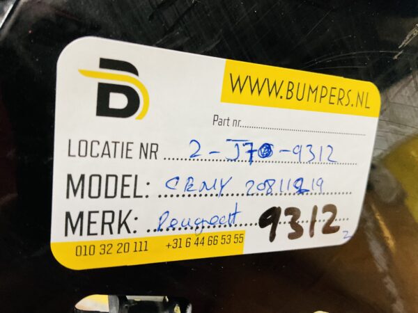 BUMPER Peugeot 208 GTline GT-Line +onderplaat 2019-2024 VOORBUMPER 2-J7-9312z