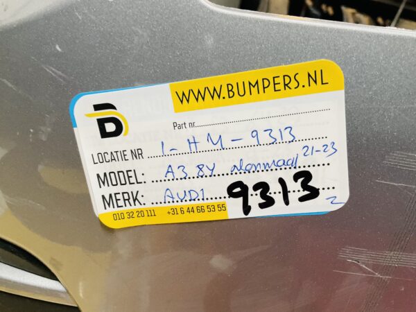 BUMPER Audi A3 8Y Normaal kls 2021-2023 VOORBUMPER 1-H4-9313z