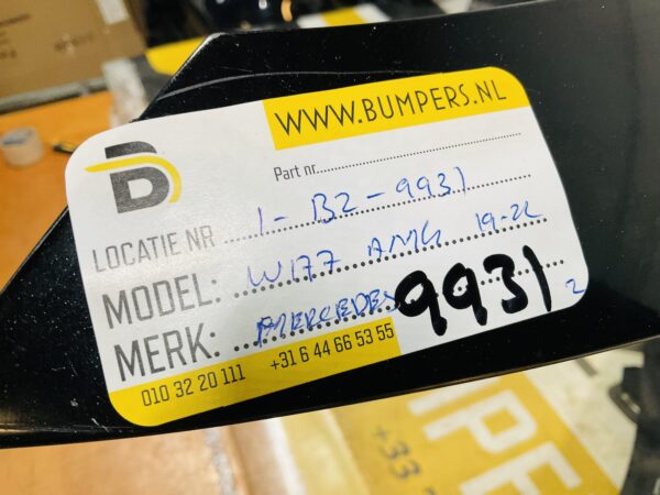 BUMPER Mercedes A Klasse W177 AMG 6xpdc 2019-2023 VOORBUMPER 1-B2-9931z