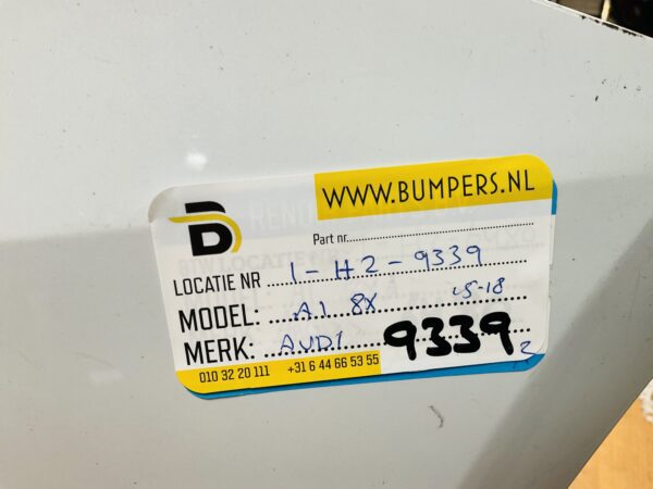 BUMPER Audi A1 8xa Sline S-Line kls 2016-2019 VOORBUMPER 1-H2-9339z