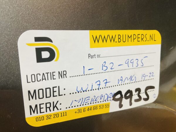 BUMPER Mercedes A Klasse W177 AMG 6xpdc 2019-2023 VOORBUMPER 1-B2-9935z