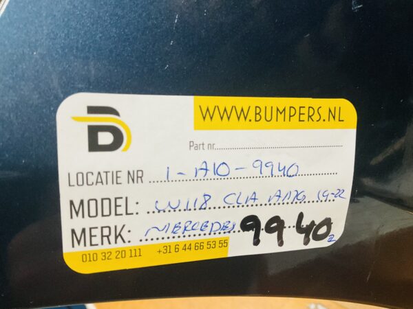 BUMPER Mercedes CLA Klasse W118 AMG 6xpdc 2019-2023 VOORBUMPER 1-A10-9940z