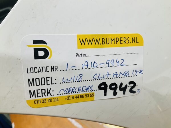 BUMPER Mercedes CLA Klasse W118 AMG 6xpdc 2019-2023 VOORBUMPER 1-A10-9942z