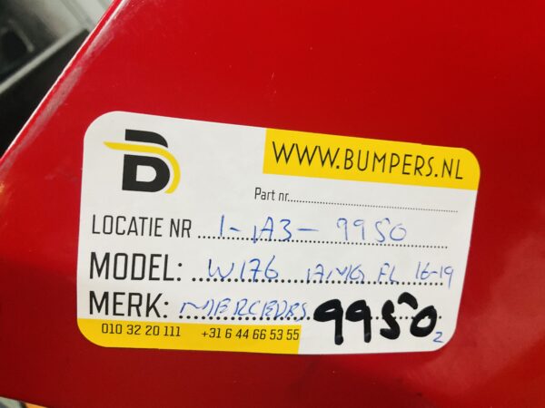 BUMPER Mercedes A Klasse W176 AMG Facelift 2016-2019 6xpdc VOORBUMPER 1-A3-9950z
