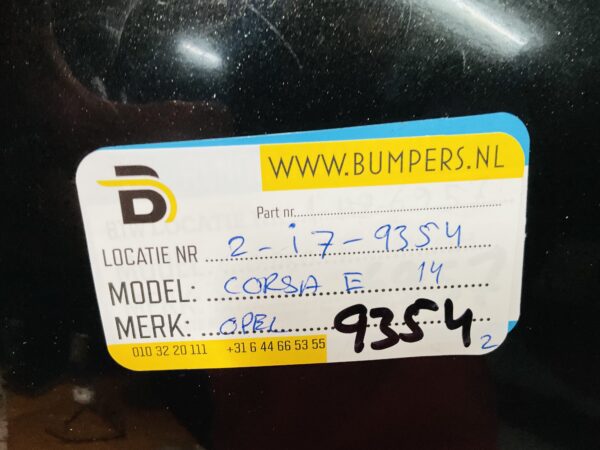 BUMPER Opel Corsa E  2014-2018 VOORBUMPER 2-i7-9354z
